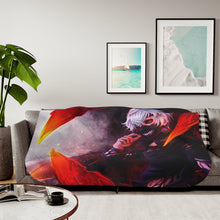 Load image into Gallery viewer, Tokyo Ghoul Ken Kaneki Sherpa Blanket