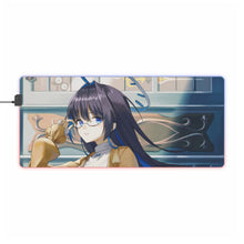 Load image into Gallery viewer, Ouro Kronii RGB LED Mouse Pad (Desk Mat)