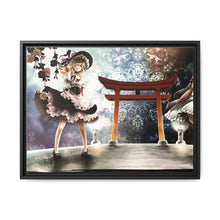 Load image into Gallery viewer, Hakurei And Marisa Kirisame Canvas Framed Art Print