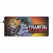 Load image into Gallery viewer, FullMetal Alchemist RGB LED Mouse Pad (Desk Mat)