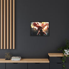 Load image into Gallery viewer, Colossal titan vs Eren Titan Canvas Framed Art Print