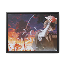 Load image into Gallery viewer, Osamu Dazai Canvas Framed Art Print