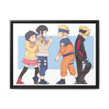 Load image into Gallery viewer, Himawari, Hinata, Naruto and Boruto Canvas Framed Art Print