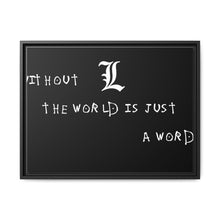Load image into Gallery viewer, Anime Death Note Canvas Framed Art Print