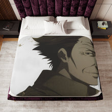 Load image into Gallery viewer, Tomomi Masaoka Face Sherpa Blanket