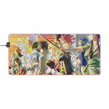 Load image into Gallery viewer, Fairy Tail Natsu Dragneel, Erza Scarlet, Gray Fullbuster, Lucy Heartfilia, Happy RGB LED Mouse Pad (Desk Mat)