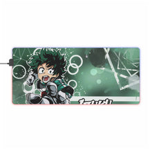 Load image into Gallery viewer, My Hero Academia Izuku Midoriya RGB LED Mouse Pad (Desk Mat)