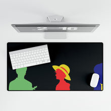 Load image into Gallery viewer, The colours of the monster trio Mouse Pad (Desk Mat)