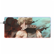 Load image into Gallery viewer, Katsuki Bakugou RGB LED Mouse Pad (Desk Mat)