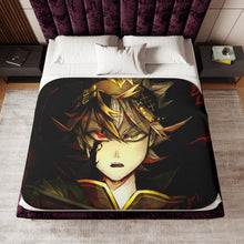 Load image into Gallery viewer, Anime Black Clover Sherpa Blanket