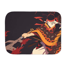 Load image into Gallery viewer, Kagura Dance from Demon Slayer: Kimetsu no Yaiba Sherpa Blanket