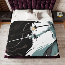 Load image into Gallery viewer, Yin and Yang Sherpa Blanket