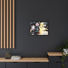 Load image into Gallery viewer, Team 7: Sasuke,Sakura and Naruto Canvas Framed Art Print