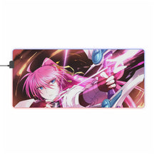 Load image into Gallery viewer, Magical Girl Lyrical Nanoha RGB LED Mouse Pad (Desk Mat)
