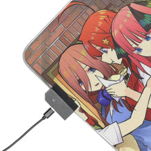 Load image into Gallery viewer, The Quintessential Quintuplets Miku Nakano, Itsuki Nakano, Nino Nakano, Yotsuba Nakano, Ichika Nakano RGB LED Mouse Pad (Desk Mat)
