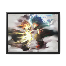 Load image into Gallery viewer, My Hero Academia Izuku Midoriya, Katsuki Bakugou Canvas Framed Art Print