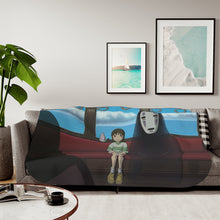 Load image into Gallery viewer, Spirited Away Sherpa Blanket