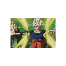 Load image into Gallery viewer, Son Gokû vs Caulifla and Kale Rug