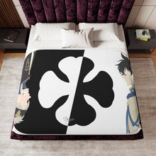 Load image into Gallery viewer, Anime Black Clover Sherpa Blanket