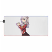 Load image into Gallery viewer, Nao Tomori holding a camera RGB LED Mouse Pad (Desk Mat)