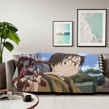 Load image into Gallery viewer, Shinichi and Migi Sherpa Blanket