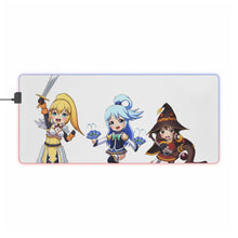 Load image into Gallery viewer, KonoSuba - God’s Blessing On This Wonderful World!! RGB LED Mouse Pad (Desk Mat)