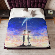 Load image into Gallery viewer, Anime Your Name. Sherpa Blanket