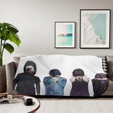 Load image into Gallery viewer, Ken Kaneki Transformation Sherpa Blanket