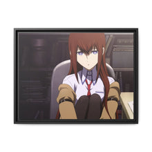 Load image into Gallery viewer, Makise Kurisu Canvas Framed Art Print