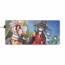Load image into Gallery viewer, KonoSuba - God’s blessing on this wonderful world!! RGB LED Mouse Pad (Desk Mat)