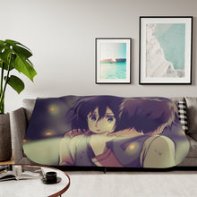 Load image into Gallery viewer, Anime Attack On Titan Sherpa Blanket