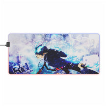 Load image into Gallery viewer, Blue Exorcist Rin Okumura RGB LED Mouse Pad (Desk Mat)
