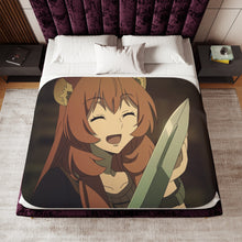 Load image into Gallery viewer, Raphtalia chan Sherpa Blanket