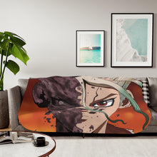Load image into Gallery viewer, Dr. Stone Sherpa Blanket