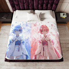 Load image into Gallery viewer, Anime Re:ZERO -Starting Life in Another World- Sherpa Blanket