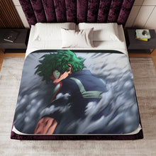 Load image into Gallery viewer, My Hero Academia Izuku Midoriya Sherpa Blanket