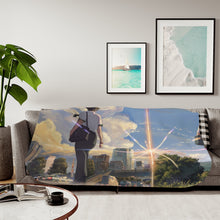 Load image into Gallery viewer, Taki and Mitsuha (Your Name) Sherpa Blanket