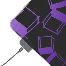 Load image into Gallery viewer, Purple RGB LED Mouse Pad (Desk Mat)