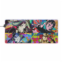Load image into Gallery viewer, Jotaro Kujo Josuke Higashikata and Okuyasu Nijimura RGB LED Mouse Pad (Desk Mat)