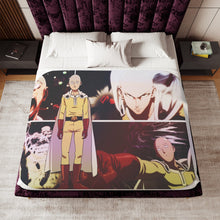 Load image into Gallery viewer, Anime One-Punch Man Sherpa Blanket