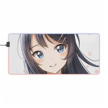 Load image into Gallery viewer, Rascal Does Not Dream of Bunny Girl Senpai RGB LED Mouse Pad (Desk Mat)