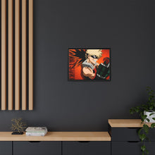 Load image into Gallery viewer, My Hero Academia Katsuki Bakugou Canvas Framed Art Print