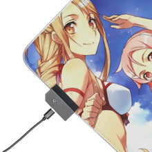 Load image into Gallery viewer, Sword Art Online Asuna Yuuki, Yui RGB LED Mouse Pad (Desk Mat)