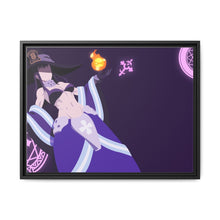 Load image into Gallery viewer, Maki Oze from Fire Force Minimalistfor Dekstop Canvas Framed Art Print