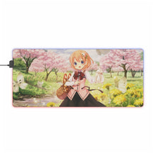 Load image into Gallery viewer, Is The Order A Rabbit? RGB LED Mouse Pad (Desk Mat)
