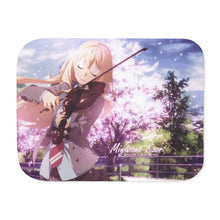 Load image into Gallery viewer, Anime Your Lie in April Sherpa Blanket