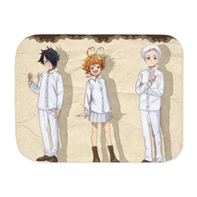 Load image into Gallery viewer, The Promised Neverland Ray, Norman, Emma Sherpa Blanket