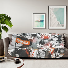 Load image into Gallery viewer, Fire Force Shinra Kusakabe Sherpa Blanket