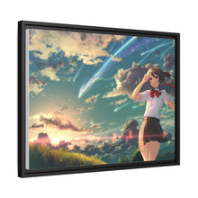 Load image into Gallery viewer, Your Name. Canvas Framed Art Print