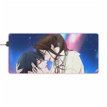Load image into Gallery viewer, Souta Munakata & Suzume Iwato RGB LED Mouse Pad (Desk Mat)